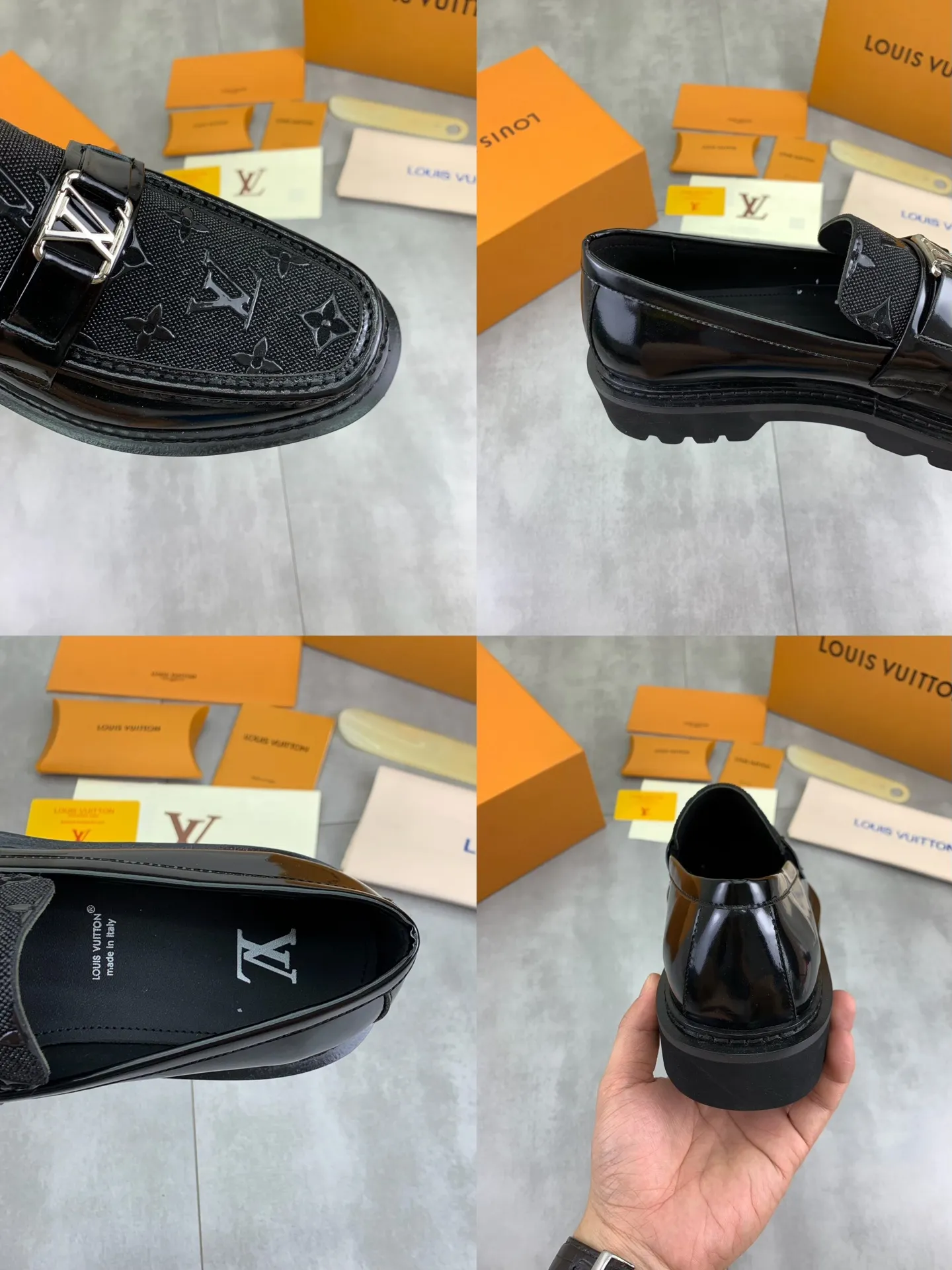 Factory price P820 💎💎💎LOUIS VUITTON [Louis Vuitton] - LV men's business casual leather shoes, luxurious and noble 👞All imported original cowhide, just to create a more comfortable wearing experience, upper: original high-end calfskin ➕Imported soft cowhide lining, original lightweight foam outsole ✔️ Color: 6️⃣colors available Size: 39-44 (38.45 46 can be customized (non-returnable)